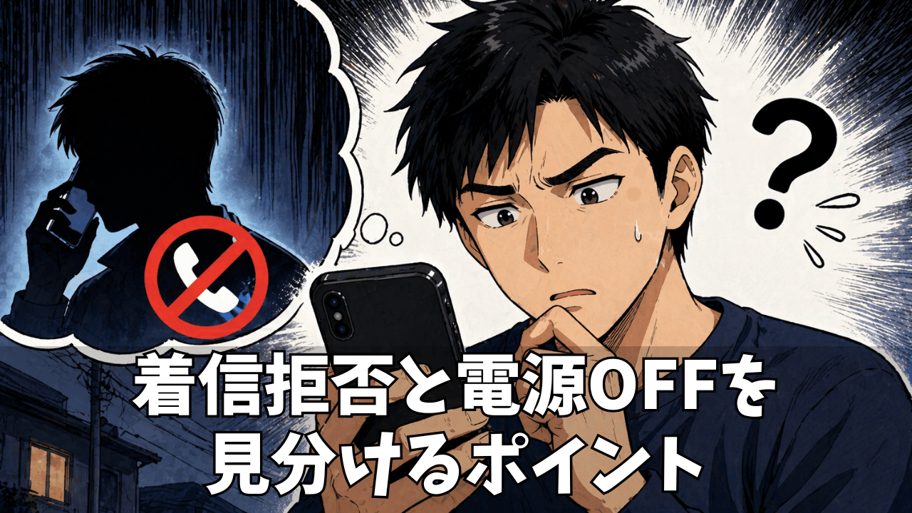 ドコモの着信拒否アナウンスと電源OFF時の違い|相手にはどう聞こえる?