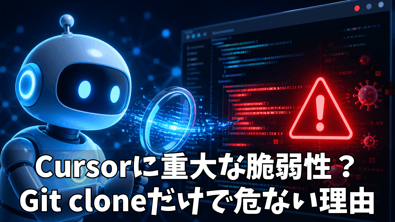 CursorのCVE-2026-26268とは？Git cloneだけで危険になる脆弱性と今すぐやるべき対策