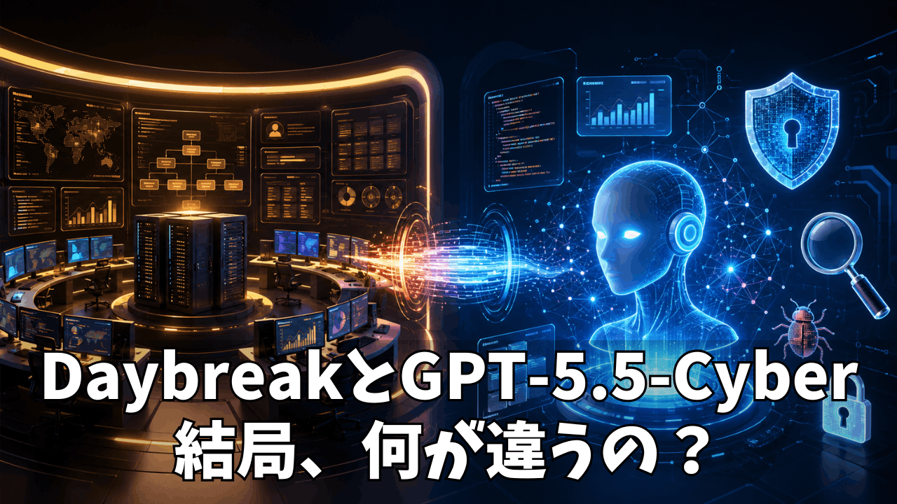 DaybreakとGPT-5.5-Cyberの違いは？一般利用できるのかまで整理してみた