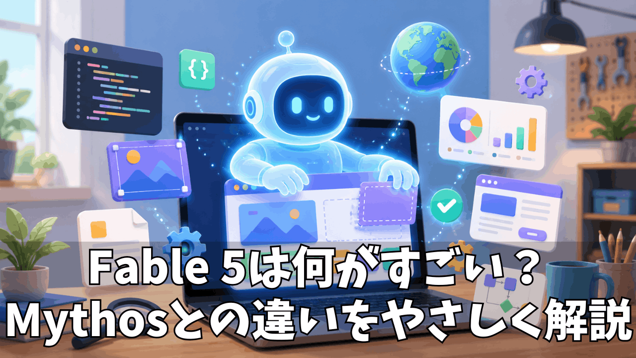 Claude Fable 5とは？Mythosとの違いや実践的な使い方をわかりやすく解説！