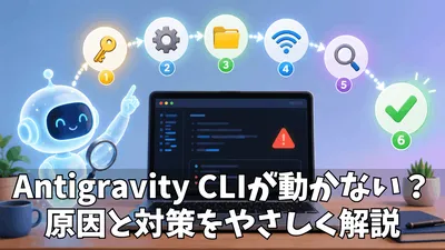 Antigravity CLIでつまずかないための実践トラブルシューティングガイド