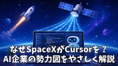 SpaceXがCursorを買収？AI開発ツールの未来と勢力図への影響をわかりやすく整理