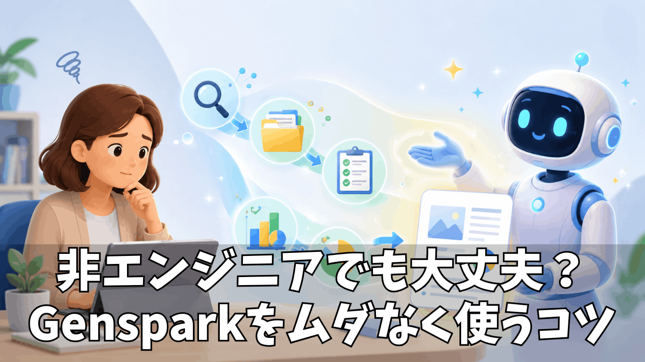 Gensparkスーパーエージェントは非エンジニアでも使える?クレジットを無駄にしない設計と運用術