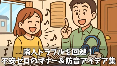 【賃貸向け】電子ピアノの音はばれる？音漏れ・苦情対策と安心して練習する方法