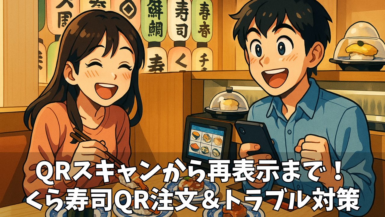 【くら寿司QRコード徹底解説】スマホで簡単注文!使い方からビッくらポン、持ち帰りまで完全ガイド