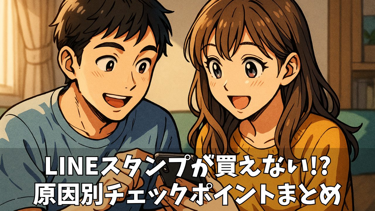 【解決】LINEスタンプが買えない！エラーの原因と対処法を徹底解説（iPhone/Android別）
