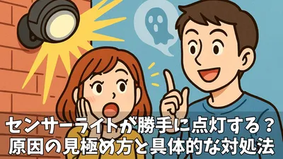 【センサーライトが勝手につく原因】「霊の仕業？」と感じたらまず試すべき科学的対策とスピリチュアルな見方
