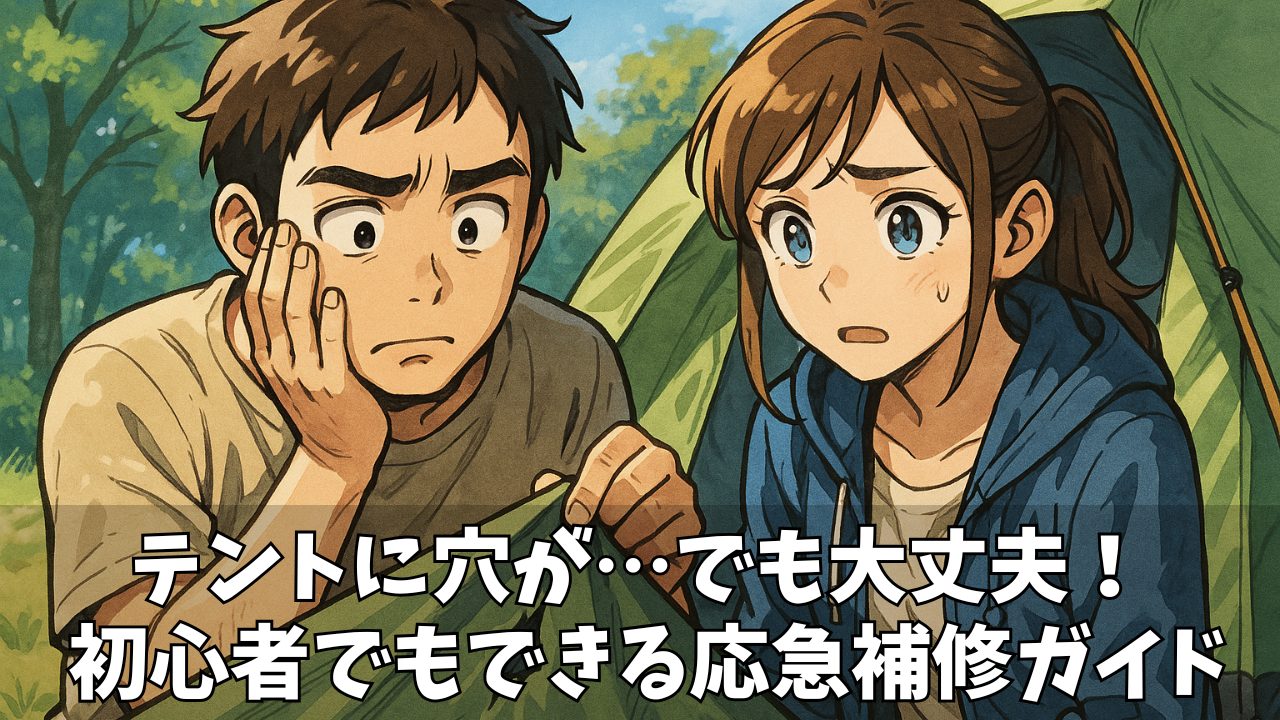 【完全版】テントの穴を「なかったこと」に！失敗しない補修術と長く使い続ける秘訣