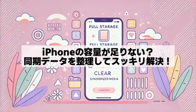 iPhoneのストレージ管理と「同期されたメディア」について知ろう！