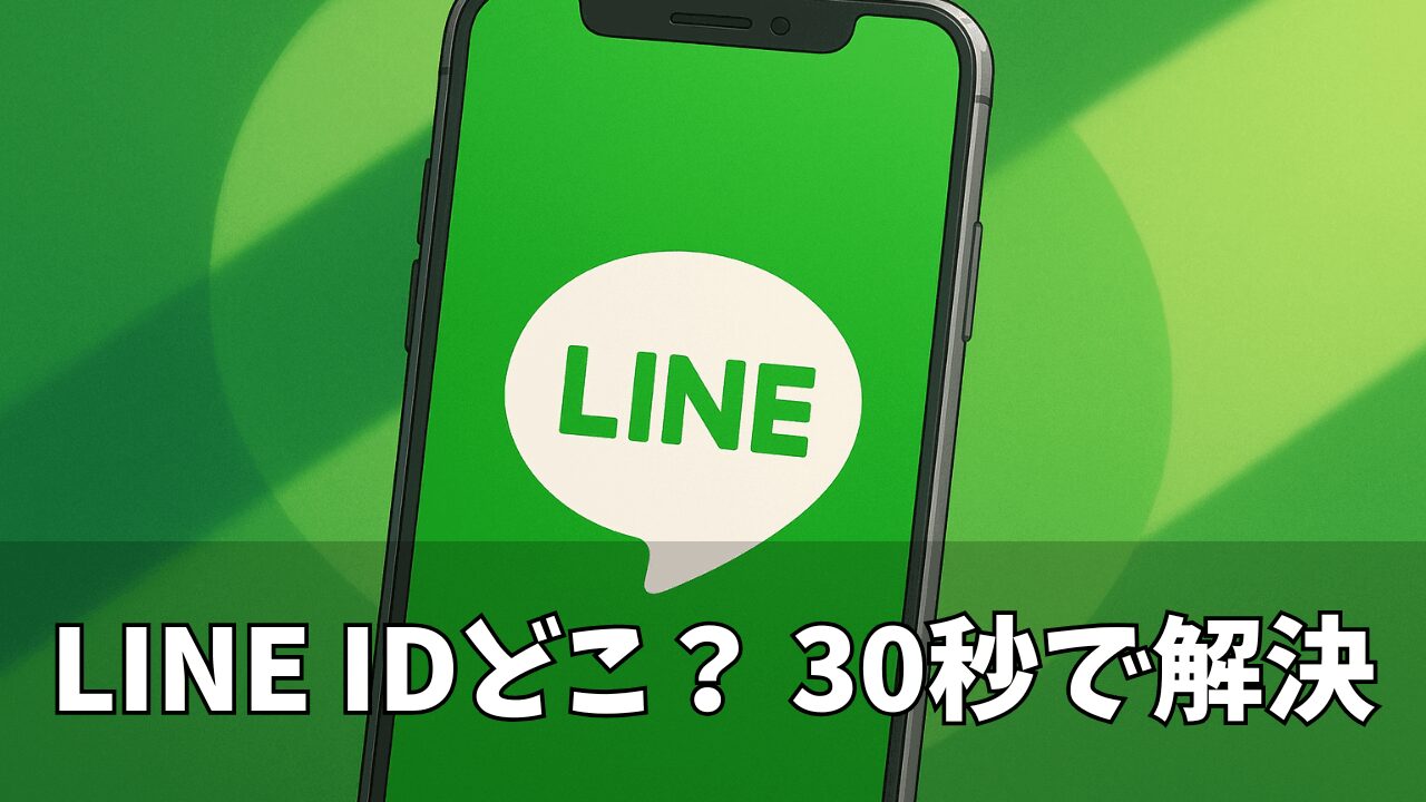 【2025年最新】LINE IDはどこで見る?たった3つの手順でもう迷わない!友達と30秒で繋がれる方法