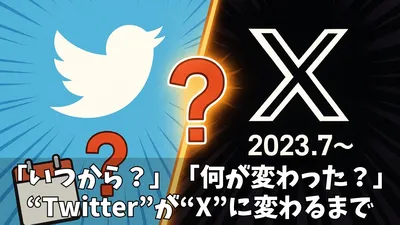 【完全解説】TwitterがXになったのは「いつから」？名称変更の全貌と未来の展望